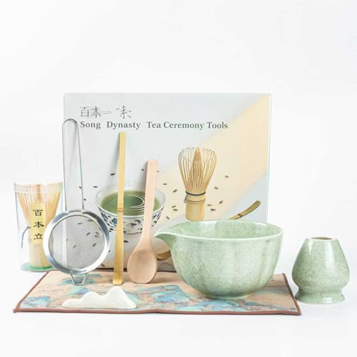 lomonmen Matcha Set,7 Stück Macha Tea Set mit Matcha-Besen,Matcha-Schale,Matcha-Whisk,Matcha-Sieb,Matcha-Chasen aus Keramik,Matcha-Teezeremonie und Matcha-Liebhaber lomonmen Matcha Set,7 Stück Macha Tea Set mit Matcha-Besen,Matcha-Schale,Matcha-Whisk,Matcha-Sieb,Matcha-Chasen aus Keramik,Matcha-Teezeremonie und Matcha-Liebhaber von lomonmen