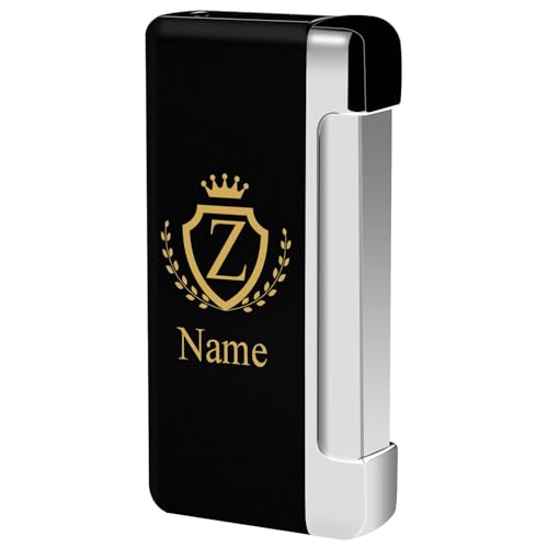 loongway Feuerzeug Personalisiert Sturmfeuerzeug Schwarz - Schlankes Design mit Präzisionsflamme Luxusaccessoire für Geschäftsmänner loongway Feuerzeug Personalisiert Sturmfeuerzeug Schwarz - Schlankes Design mit Präzisionsflamme Luxusaccessoire für Geschäftsmänner von loongway
