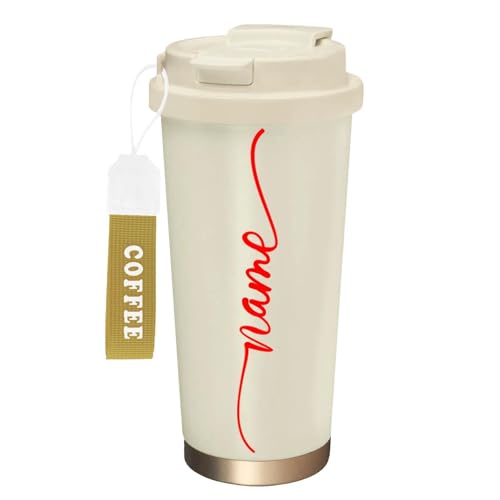 loongway Personalisierter Kaffeebecher Thermobecher Edelstahl Kaffeebecher To Go - 530ml Auslaufsicher mit Namensdruck, Rutschfester Griff,Geschenk für Weihnachten Muttertag Vatertag loongway Personalisierter Kaffeebecher Thermobecher Edelstahl Kaffeebecher To Go - 530ml Auslaufsicher mit Namensdruck, Rutschfester Griff,Geschenk für Weihnachten Muttertag Vatertag von loongway