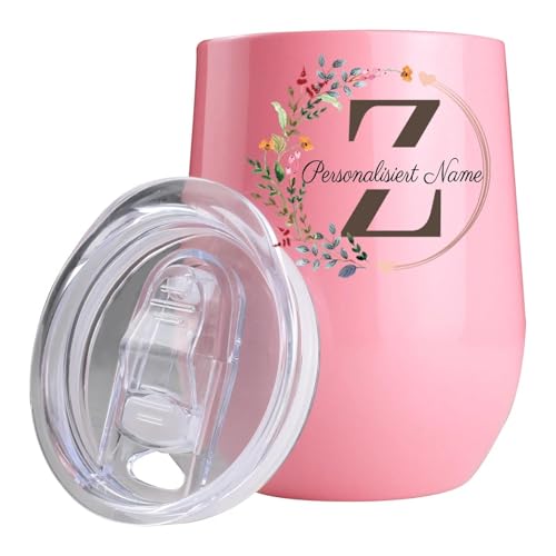 loongway Personalisierter Kaffeebecher Thermobecher Klein Edelstahl - To Go Becher mit Alphabetdruck, Geschenk für gute Freundin loongway Personalisierter Kaffeebecher Thermobecher Klein Edelstahl - To Go Becher mit Alphabetdruck, Geschenk für gute Freundin von loongway