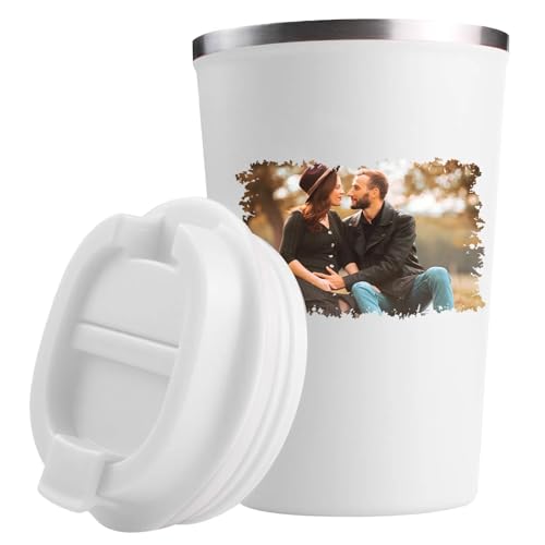 loongway Personalisierter Thermobecher mit Bilder– Kaffee Thermobecher Becher Klein | Auslaufsicher Edelstahl | Geschenk Geburtstag Für Jungen und Mädchen loongway Personalisierter Thermobecher mit Bilder– Kaffee Thermobecher Becher Klein | Auslaufsicher Edelstahl | Geschenk Geburtstag Für Jungen und Mädchen von loongway