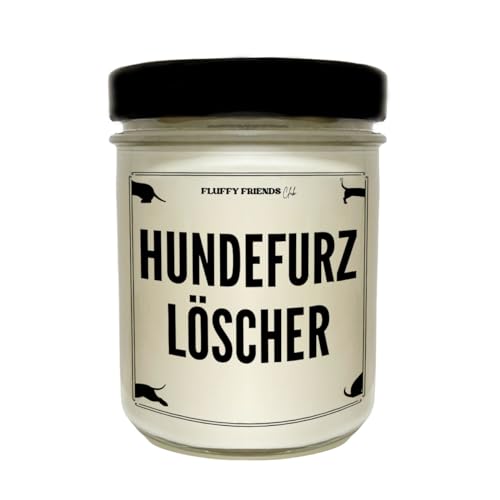 Duftkerze mit lustigem Spruch für Hunde Besitzer | Handgemacht in Deutschland aus Sojawachs | Geburtstagsgeschenk | Geschenk Hundehalter | Vegan | Hundefurzlöscher | Citrus Charm | 300 ml von lootchest