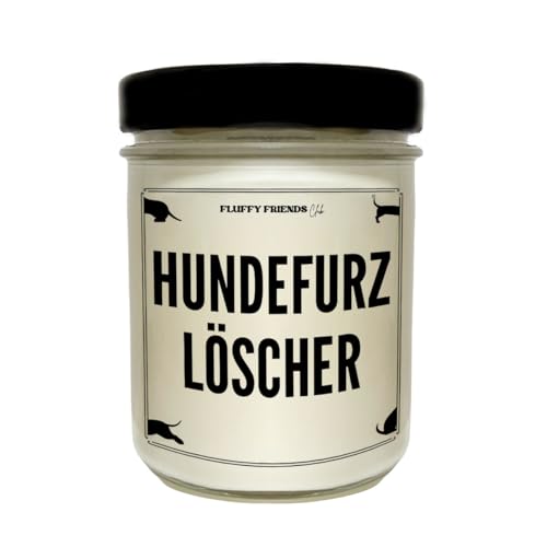 Duftkerze mit lustigem Spruch f??r Hunde Besitzer | Handgemacht in Deutschland aus Sojawachs | Geburtstagsgeschenk | Geschenk Hundehalter | Vegan | Hundefurzl??scher | S??? e Verf??hrung | 300 ml von lootchest