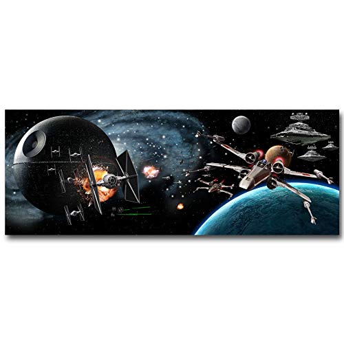 looui Diamond Painting Set Voll Drill Strass 5D Große Diamant Malerei Raumschiff Kristall Stickerei Kreuzstich Mosaik Diamantbild für Home Wanddekoration Kunsthandwerks Vierkantbohrer 50x150cm H17149 von looui