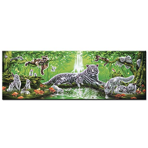 looui Voll Bohren Diamant Malerei 5D DIY Set Tiger Adler Crystal Strass Stickerei Kreuzstich Stickerei Große Diamond Painting Zuhause Wand Deko Platz Bohrer 30x60cm H12029 looui Voll Bohren Diamant Malerei 5D DIY Set Tiger Adler Crystal Strass Stickerei Kreuzstich Stickerei Große Diamond Painting Zuhause Wand Deko Platz Bohrer 30x60cm H12029 von looui