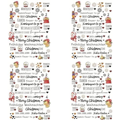 lopituwe 4 Stück, Candle Aufkleber in Kerzenform, Super Stark Klebend, Und Langlebig, Geeignet Für Kerzen, Und, zwei von lopituwe