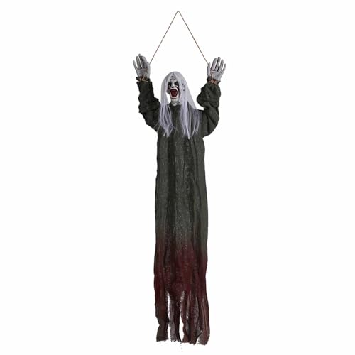 lopituwe Erschreckende Hängende Geister Set Langhaarigen Party Spukhaus Halloween Zimmer Atmosphäre Phantome Kit Tuch, Typ+1 lopituwe Erschreckende Hängende Geister Set Langhaarigen Party Spukhaus Halloween Zimmer Atmosphäre Phantome Kit Tuch, Typ+1 von lopituwe