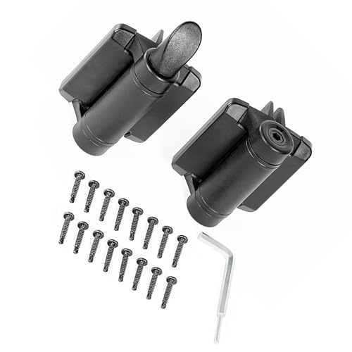 lopituwe Hochleistungs Tor Scharniere mit Sicherheitskappen, Türriegel, Riegelscharniere, einstellbare Spannung, schmale Feder lopituwe Hochleistungs Tor Scharniere mit Sicherheitskappen, Türriegel, Riegelscharniere, einstellbare Spannung, schmale Feder von lopituwe