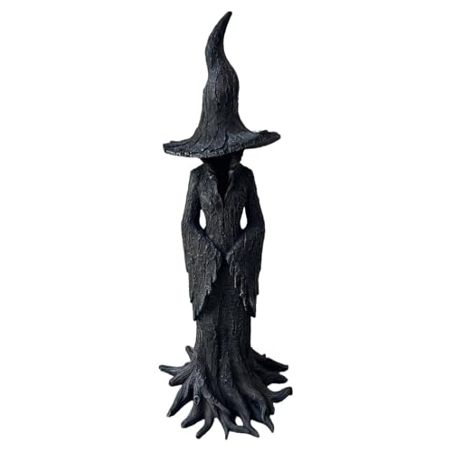 lopituwe Luxus Statue, Heimdekoration, Eleganz für den Wohnraum mit Halloween Harz Ornamenten, Für Cracker Fässern, Hexenstatue , 30cm von lopituwe