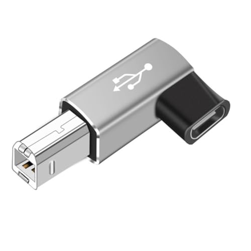 lopituwe Type c USB Adapter Home Office mit Universal Connector Device Converter Zubehör Anpassungskonverter Datenübertragungstool, Ellbogenkopf/Grau von lopituwe
