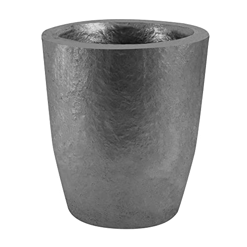 lormuzi Siliziumkarbid-Graphittiegel(3.5KG-390ML),Metallschmelze,Halten den hohen Temperaturen von 1800 (3272° F) Stand,Schmelzen Gießen Raffinieren von Aluminium Gold Silber Kupfer (3KG-390ML) von lormuzi