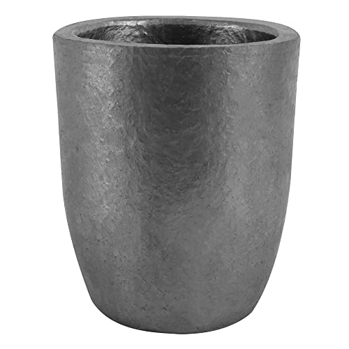 lormuzi Siliziumkarbid-Graphittiegel(12,5KG-1370ML),Metallschmelze,Halten den hohen Temperaturen von 1800 (3272° F) stand,Schmelzen Gießen Raffinieren von Aluminium Gold Silber Kupfer von lormuzi