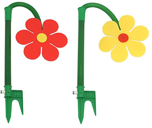 2 Stück Neustanlo Tanzende Blume Rasensprinkler Bewässerung Sprenger beweglich farblich Sortiert von NEUSTANLO