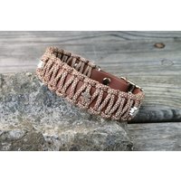 Biothane-Paracord Halsband in Braun/Haselnuss Braun Mit Schnalle von lottilouDesign