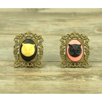 Bronze Eule Schubladenknöpfe/Eulenschrank Gothic Home Decor Tierförmige Möbelbeschläge, Z-072 von lotusdardware