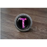 Buchstabe-T-Glas Cabochon Vintage Silber Möbelknäufe Griffe/Möbelgriffe Möbelbeschläge Buchstabe-T-Glas Cabochon Vintage Silber Möbelknäufe Griffe/Möbelgriffe Möbelbeschläge von lotusdardware