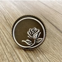 Gothic Rose Schubladenknöpfe/Rosenschrank Home Decor Reliefförmige Möbelbeschläge, Z-894 von lotusdardware