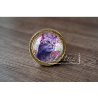 Katze-Handgefertigte Vintage Antike Schublade Knäufe Pulls Griffe/Möbelknöpfe Schrank Pull Griffe/Möbelbeschläge von lotusdardware