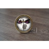 Libelle - Handgefertigte Vintage Antike Schubladenknäufe Griffe/Schrankknöpfe Schrank Knäufe/Möbelbeschläge von lotusdardware