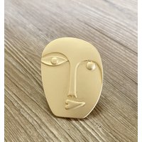 Matte Golden Face Schubladenknäufe/Schrank Gothic Home Decor Möbelbeschläge, Z-837 von lotusdardware