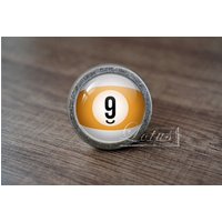 Pool Ball Number 9Handmade Vintage Antique Drawer Knobs Pulls Handles/Dresser Cabinet Pull Handles/Furniture Hardware von lotusdardware