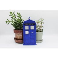 Tardis Handgefertigte Miniatur Tür | Doctor Who Polizeikasten Zeitmaschine 3 Dimensionale Kunst Modellreplik Schattenbox Gerahmte von lotzodesign