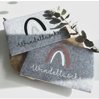 Filztasche | Windeltasche U-Heft Hülle Kosmetiktasche Personalisiert Täschchen Unikat Filztasche | Windeltasche U-Heft Hülle Kosmetiktasche Personalisiert Täschchen Unikat von louliehandmade