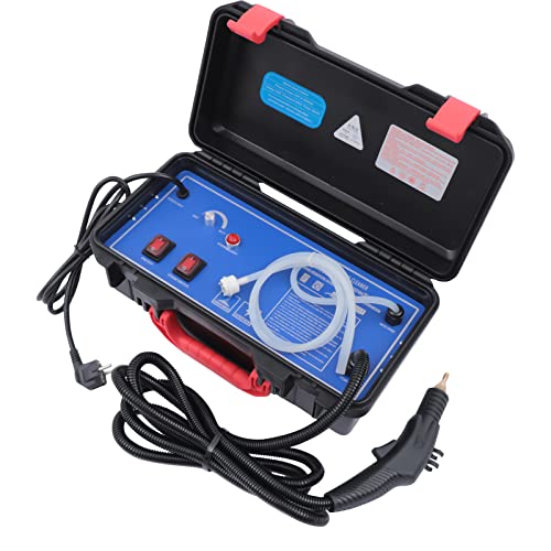 Tragbar Hochtemperatur Dampfreiniger 3000W Dampfreinigungsmaschine Haushalt Auto Steam Cleaner Dampftemperatur 100-130°C Reinigungsmaschine Handdampfreiniger Hochdruck Dampfreiniger KFZ von lousriyy