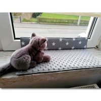 Katzenkissen/Fensterbankkissen Kissen Für Fensterbank 52cm Extra Weich Grau von loveclothingByAnne