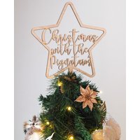 Gold Weihnachtsbaum Stern Topper - Weihnachtsdekoration Ornament von lovelottiexoxo