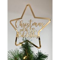 Gold Weihnachtsbaum Stern Topper - Weihnachtsdekoration Ornament von lovelottiexoxo