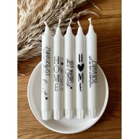 stabkerze Mit Spruch Home | Deko Und Mitbringsel Bedruckt von lovelythingsannalena