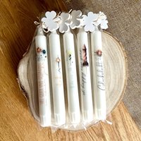 stabkerze Zu Silvester/Neujahr | Deko Und Mitbringsel Happy New Year Geschenk |stabkerze Bedruckt Mit Spruch von lovelythingsannalena