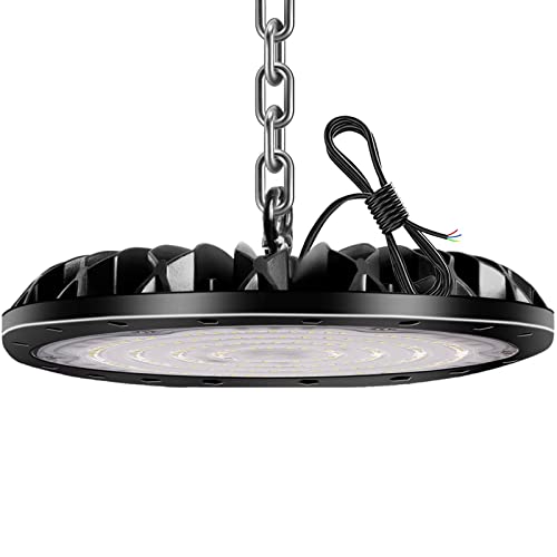 loyal 300W LED Hallenstrahler, 30000LM UFO LED Werkstattlampe 6000K Kaltweiß, IP65 Wasserdicht LED Hallenbeleuchtung, 120° Abstrahlwinkel LED High Bay Licht für Industrie Werkstatt von loyal