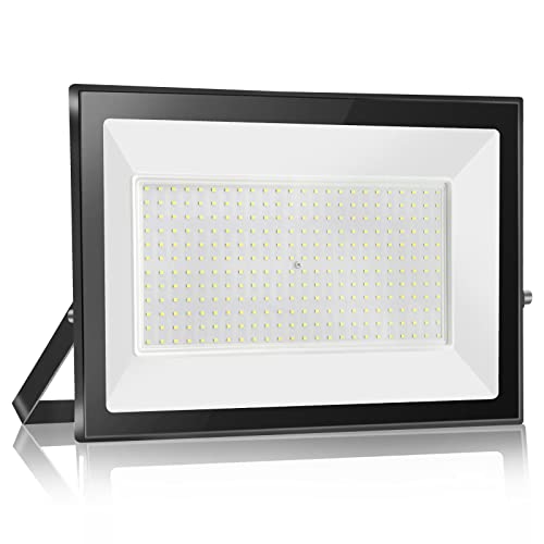 loyal 300W LED Strahler Außen 30000LM, 6000K Kaltweiß LED Fluter Flutlicht, IP65 wasserdicht Industriestrahler, Superhell LED Scheiwerfer, LED Außenstrahler für Garten Garage Sportplatz von loyal