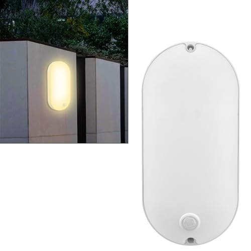 loyal Aussenlampe mit bewegungsmelder,28W Außenleuchte Wandleuchte,3000K Warmes Weiß LED Wandlampe,IP65 Wasserdichte Außenlampe für Garten Terrasse Bad Draußen von loyal