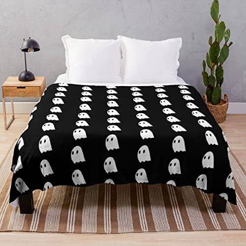 loyaltyer Decke 150x200 cm Halloween-Geist Kuschelige Wolldecke Flauschig Weich Warm Plüsch Wohndecke 3D Tagesdecke Decke für Bett Dicke Decke Sofa Wohndecke Geschenke für Frauen Männer (150X200 cm) von loyaltyer