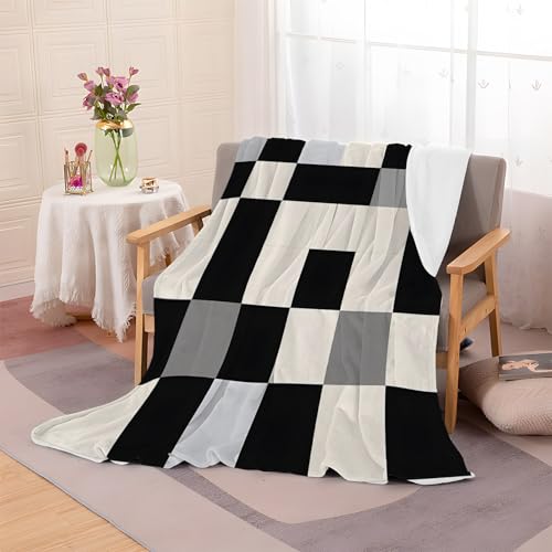 loyaltyer Flanell-Kuscheldecke Decke 130x150 – Geometrischer Druck Sofadecke, Bequem Und Weich Fleecedecke, Perfekt Für Sofa Decke überwurf Und Bett Wohnzimmerdecke, Kuscheldecke Kariert-AG47 loyaltyer Flanell-Kuscheldecke Decke 130x150 – Geometrischer Druck Sofadecke, Bequem Und Weich Fleecedecke, Perfekt Für Sofa Decke überwurf Und Bett Wohnzimmerdecke, Kuscheldecke Kariert-AG47 von loyaltyer