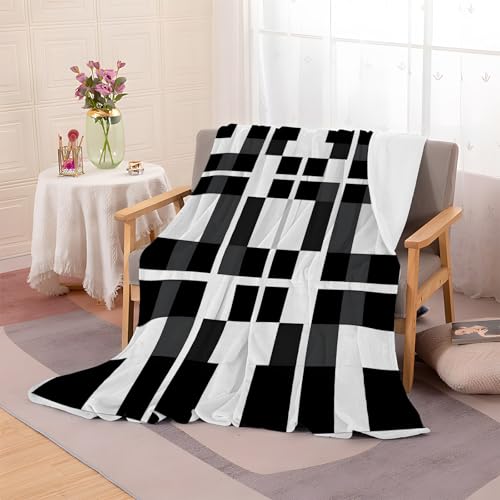 loyaltyer Flanell-Kuscheldecke Decke 135x200 – Geometrischer Druck Sofadecke, Bequem Und Weich Fleecedecke, Perfekt Für Sofa Decke überwurf Und Bett Wohnzimmerdecke, Kuscheldecke Kariert-AG49 loyaltyer Flanell-Kuscheldecke Decke 135x200 – Geometrischer Druck Sofadecke, Bequem Und Weich Fleecedecke, Perfekt Für Sofa Decke überwurf Und Bett Wohnzimmerdecke, Kuscheldecke Kariert-AG49 von loyaltyer