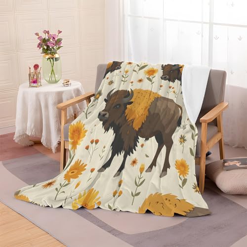 loyaltyer Flanell-Kuscheldecke Decke 135x200 – Hochlandrind-Druck Sofadecke, Bequem Und Weich Fleecedecke, Perfekt Für Sofa Decke überwurf Und Bett Wohnzimmerdecke, Kuscheldecke Beige-AG56 loyaltyer Flanell-Kuscheldecke Decke 135x200 – Hochlandrind-Druck Sofadecke, Bequem Und Weich Fleecedecke, Perfekt Für Sofa Decke überwurf Und Bett Wohnzimmerdecke, Kuscheldecke Beige-AG56 von loyaltyer
