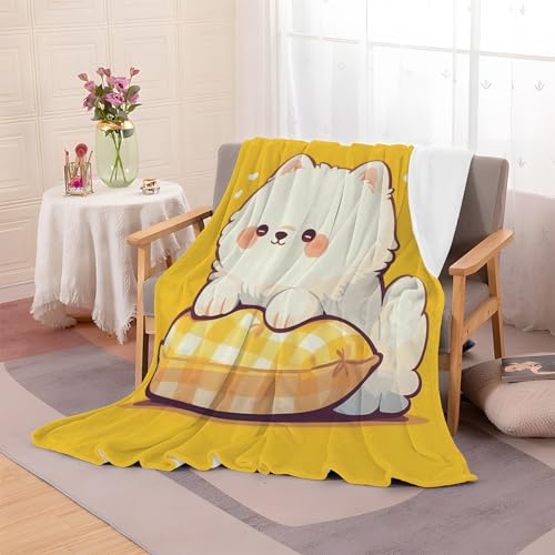 loyaltyer Flanell-Kuscheldecke Decke 150x200 – Tierdruck Sofadecke, Bequem Und Weich Fleecedecke, Perfekt Für Sofa Decke überwurf Und Bett Wohnzimmerdecke, Kuscheldecke Kätzchen-AG52 loyaltyer Flanell-Kuscheldecke Decke 150x200 – Tierdruck Sofadecke, Bequem Und Weich Fleecedecke, Perfekt Für Sofa Decke überwurf Und Bett Wohnzimmerdecke, Kuscheldecke Kätzchen-AG52 von loyaltyer