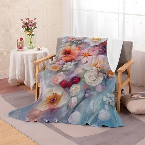 loyaltyer Flanell-Kuscheldecke Decke 200x200 – Blumendruck Sofadecke, Bequem Und Weich Fleecedecke, Perfekt Für Sofa Decke überwurf Und Bett Wohnzimmerdecke, Kuscheldecke Rosa-AG34 loyaltyer Flanell-Kuscheldecke Decke 200x200 – Blumendruck Sofadecke, Bequem Und Weich Fleecedecke, Perfekt Für Sofa Decke überwurf Und Bett Wohnzimmerdecke, Kuscheldecke Rosa-AG34 von loyaltyer