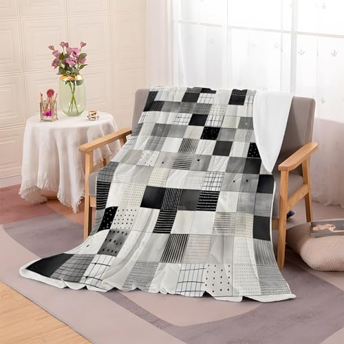 loyaltyer Flanell-Kuscheldecke Decke 220x240 – Geometrischer Druck Sofadecke, Bequem Und Weich Fleecedecke, Perfekt Für Sofa Decke überwurf Und Bett Wohnzimmerdecke, Kuscheldecke Kariert-AG48 loyaltyer Flanell-Kuscheldecke Decke 220x240 – Geometrischer Druck Sofadecke, Bequem Und Weich Fleecedecke, Perfekt Für Sofa Decke überwurf Und Bett Wohnzimmerdecke, Kuscheldecke Kariert-AG48 von loyaltyer