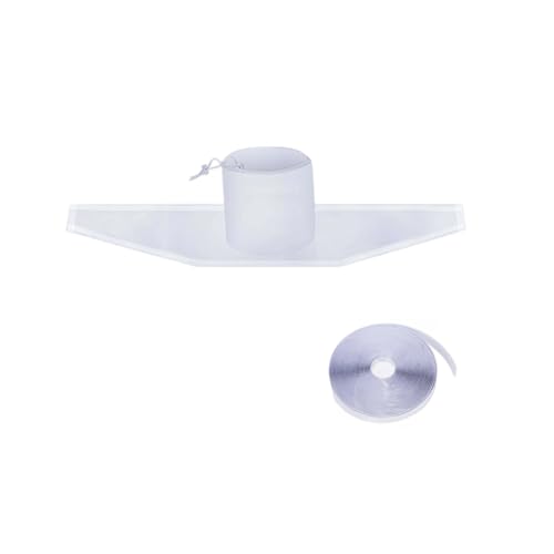 Loyimioo Air Conditioner Window Seal Kit Abgasschlauchabdeckung für Tragbare AC & Wäschetrockner Passt Kipp & Flügelfenster No Drill Installation Wetter & Insektenschutz (210D Polyester PU Coated) 3m von loyimioo