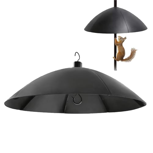 loyimioo Eichhörnchen Schutzabdeckung für Vogelfutterhäuschen 40% Glasfaserverstärktes Wetterbeständiges PP Material Extra Groß 46cm Kuppeldesign Hakenbefestigung loyimioo Eichhörnchen Schutzabdeckung für Vogelfutterhäuschen 40% Glasfaserverstärktes Wetterbeständiges PP Material Extra Groß 46cm Kuppeldesign Hakenbefestigung von loyimioo
