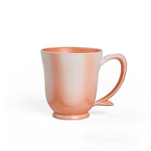 284 ml Keramik-Kaffeetasse for Frauen und Mädchen – rosa Tasse mit einzigartigem Design, perfekt for Zuhause, Büro, Tee, Latte, Milch, ideale Freunde (rosa) von lskdnrufh