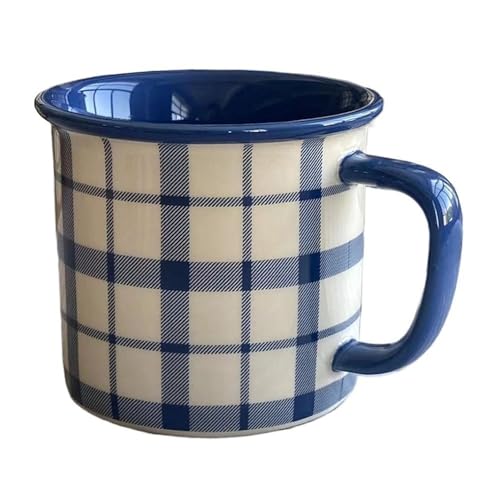 Keramik-Kaffeetasse, Teetasse mit dickem, rundem Porzellangriff, spülmaschinen- und mikrowellengeeignet for Dekorieren, 400 ml, schlichter, einzigartiger Stil for jede Küche Keramik-Kaffeetasse, Teetasse mit dickem, rundem Porzellangriff, spülmaschinen- und mikrowellengeeignet for Dekorieren, 400 ml, schlichter, einzigartiger Stil for jede Küche von lskdnrufh