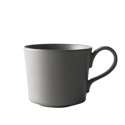 Keramik-Kaffeetassen – 11,84 oz Tasse, dick, langlebig, mit bequemen Griffen, schöne Farben, große volle Kapazität(Gray) von lskdnrufh