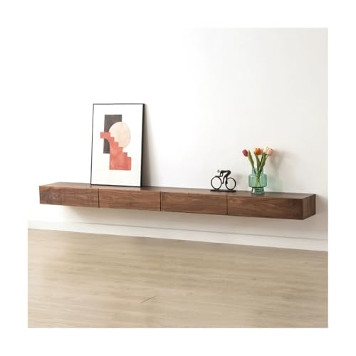 lskdnrufh 70,8/78,7/86,6 Zoll Holz-Entertainment-Center for Fernseher TV-Ständer mit Schublade 2 Lagerschränke for Wohnzimmer Schlafzimmer(Walnut Wood,220 * 30 * 16cm) von lskdnrufh