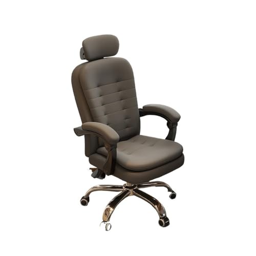 lskdnrufh Chaise Bureau Chefsessel for den Heimgebrauch, Schreibtischstuhl, drehbare Rückenlehne, Bequeme Bürostühle for langes Sitzen und Liegen Office Chair von lskdnrufh